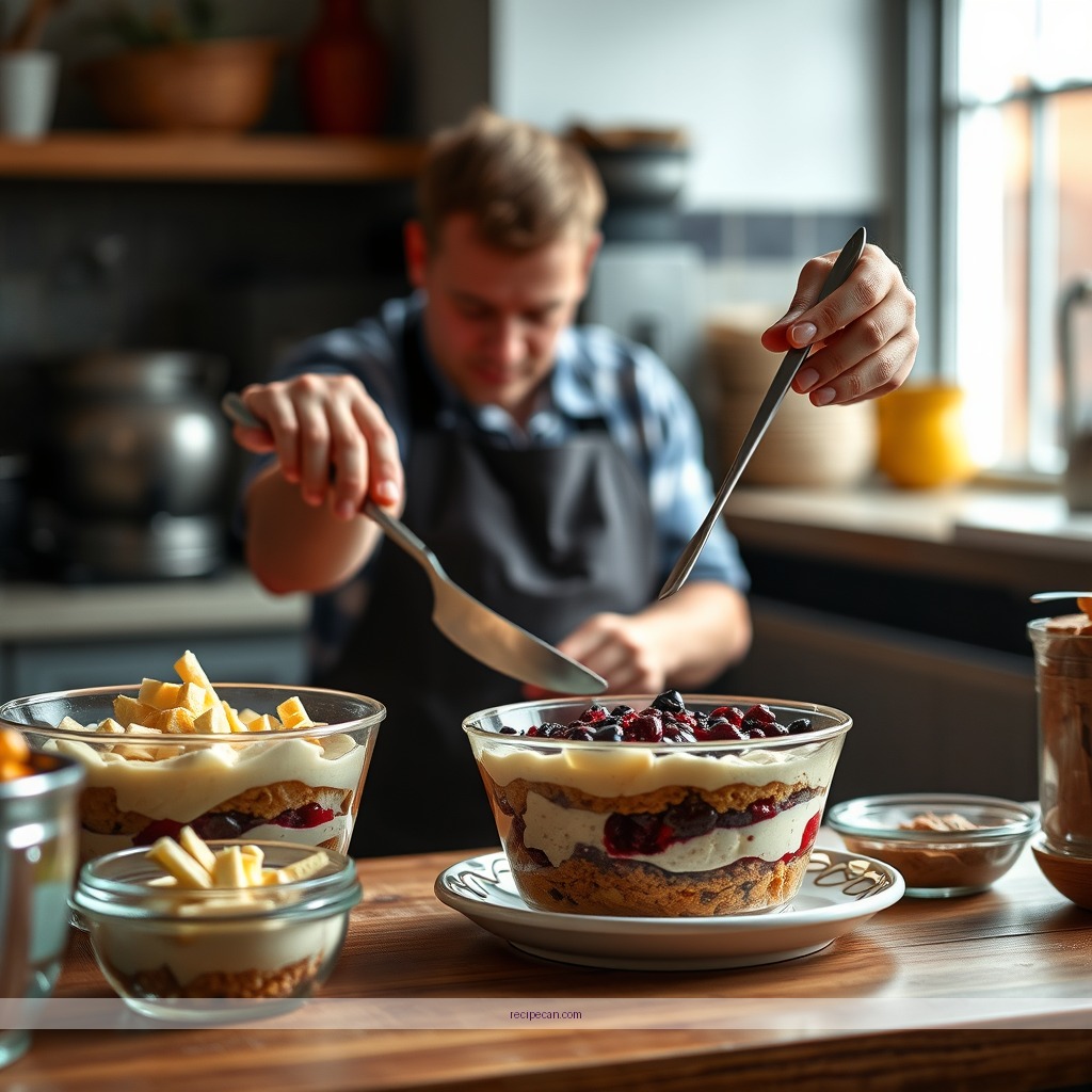 Instructions - fall trifle recipe