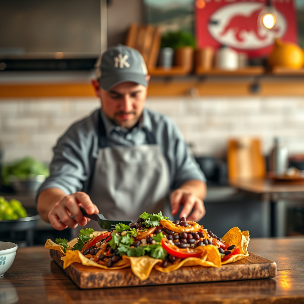 Instructions - black bean nachos recipe