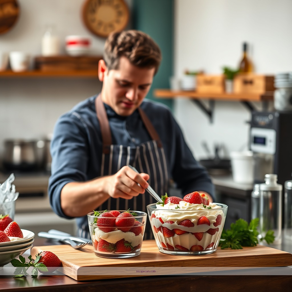 Instructions - quick strawberry trifle recipe
