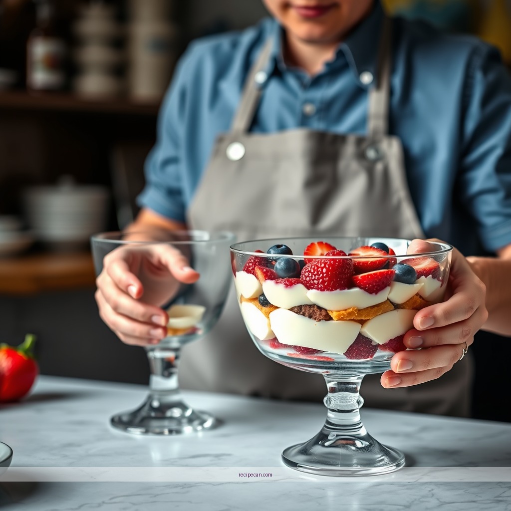 Instructions - recipe for 4th of july trifle