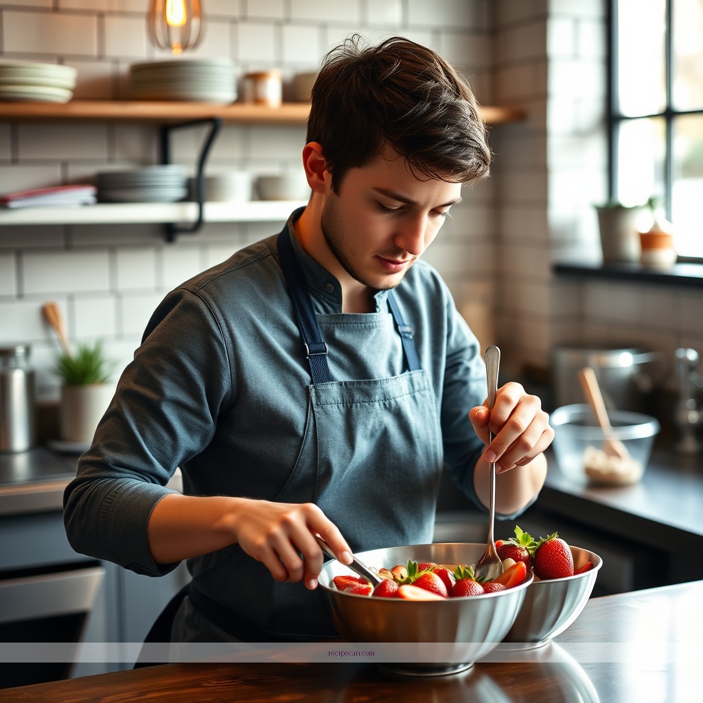 Instructions - recipe for a strawberry trifle