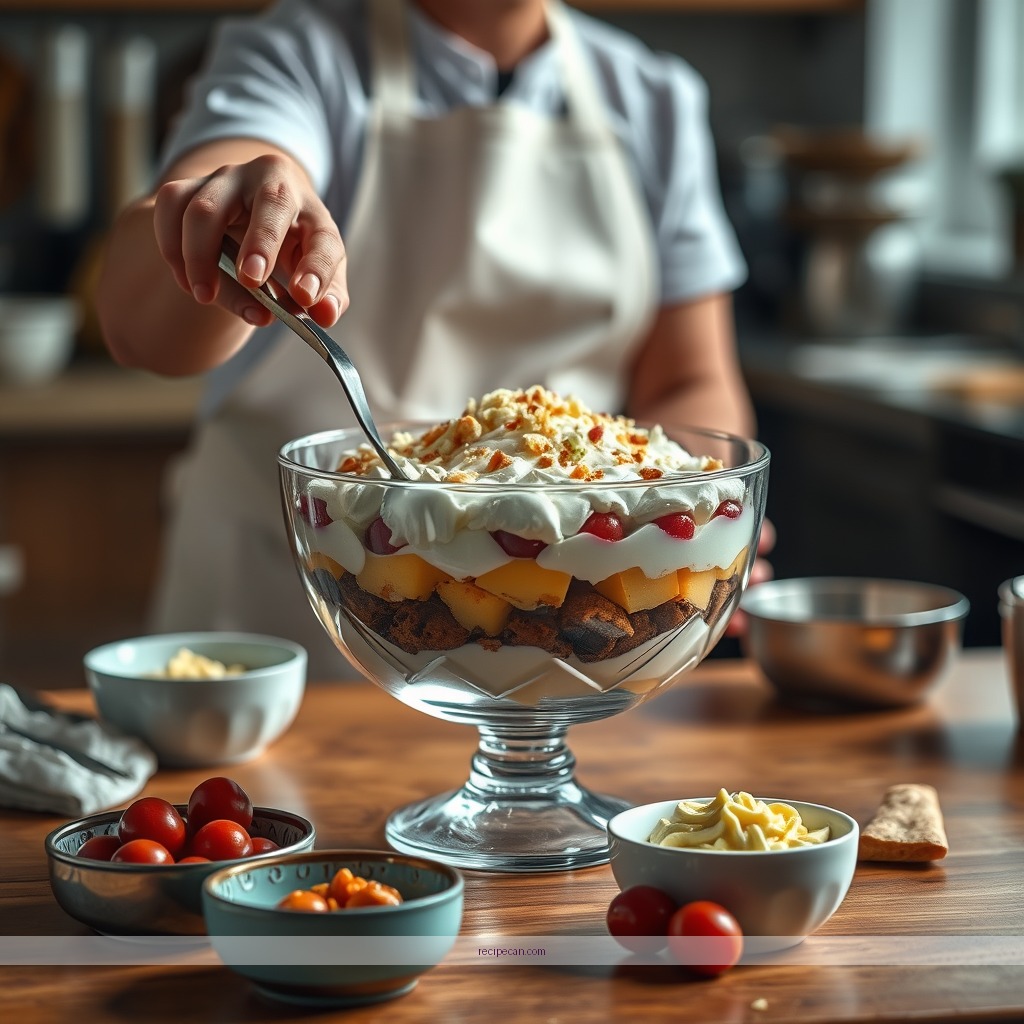 Instructions - recipe for trifle bowl