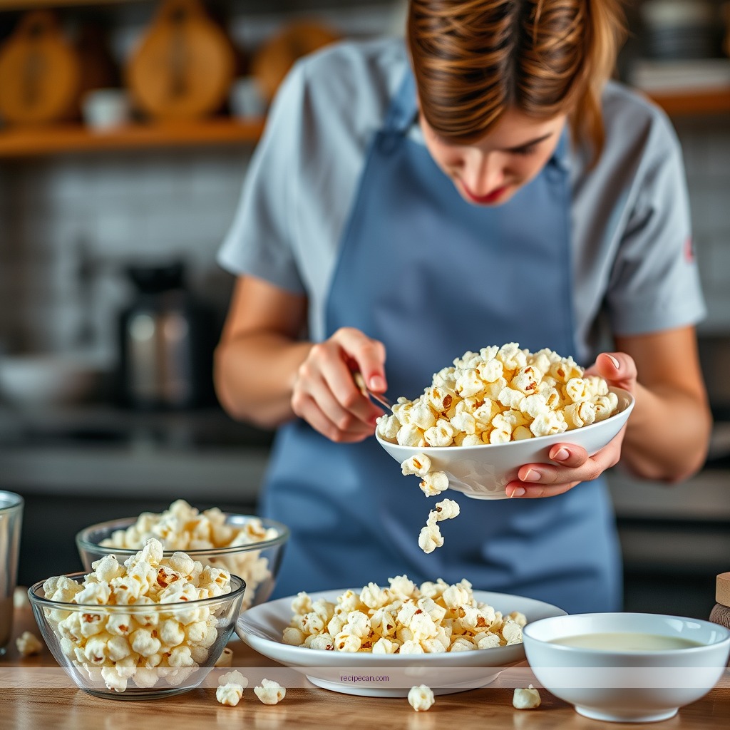 Instructions - white chocolate popcorn recipe