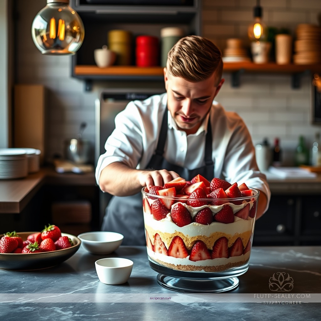 Instructions - strawberry cheesecake trifle recipe