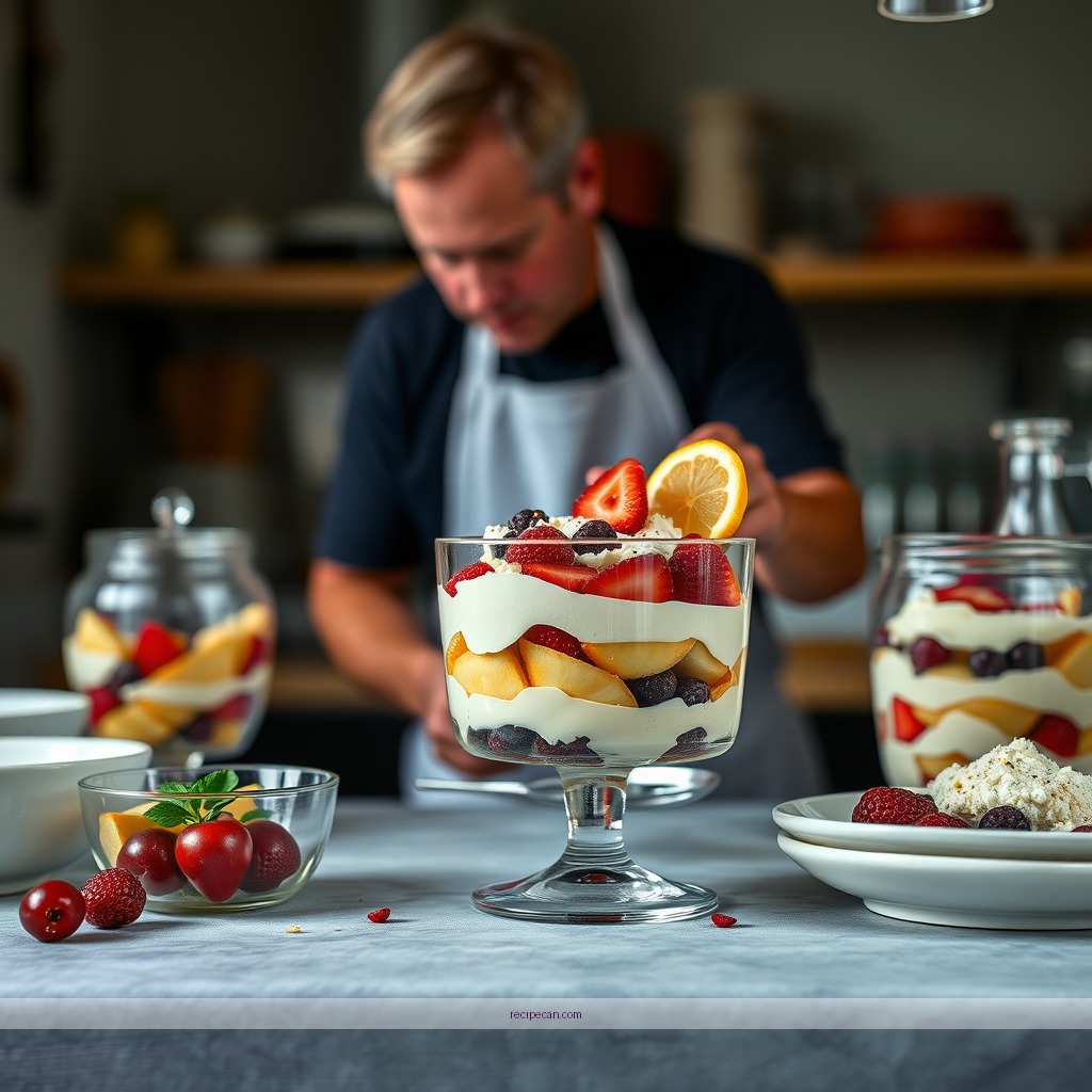Instructions - 4th july trifle dessert recipes