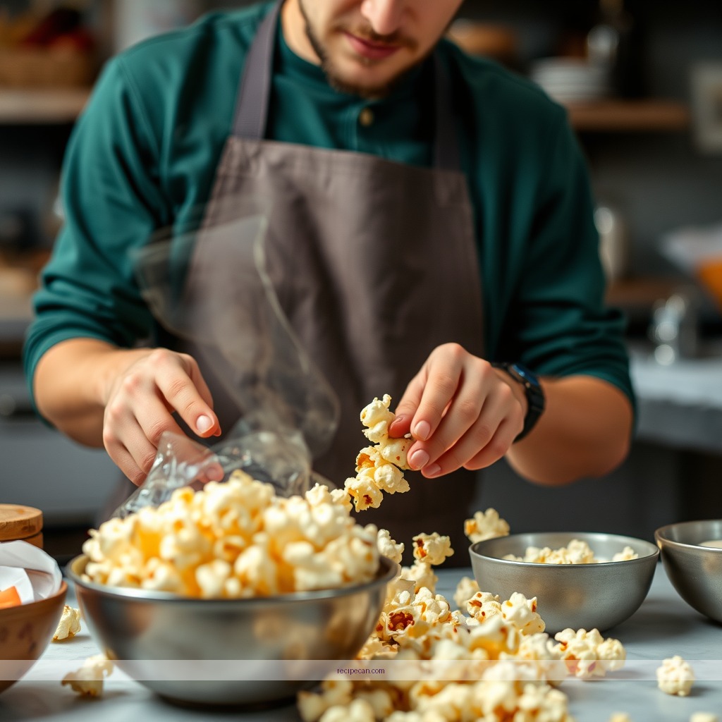 Instructions - candied popcorn recipe