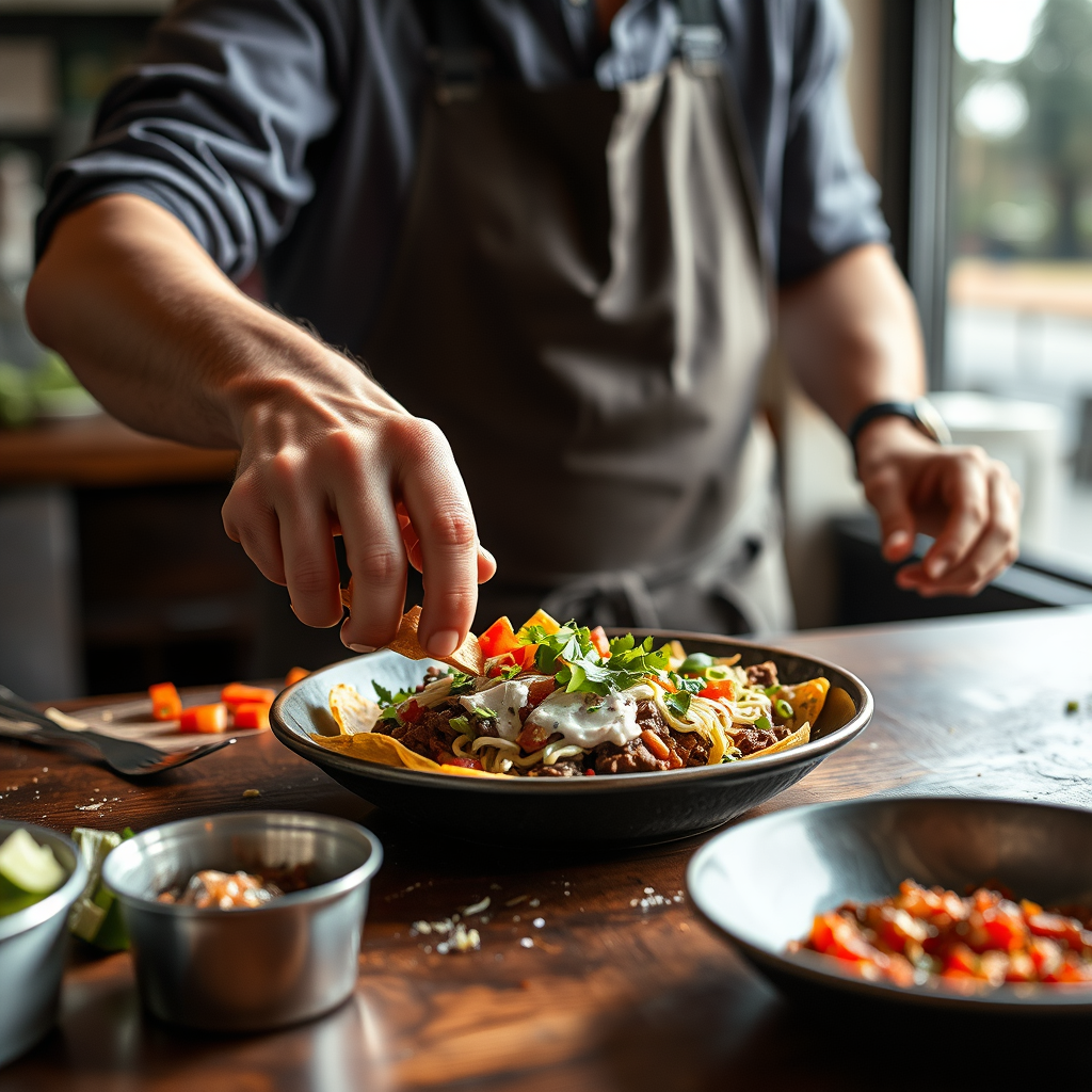 Instructions - ground beef nacho recipe