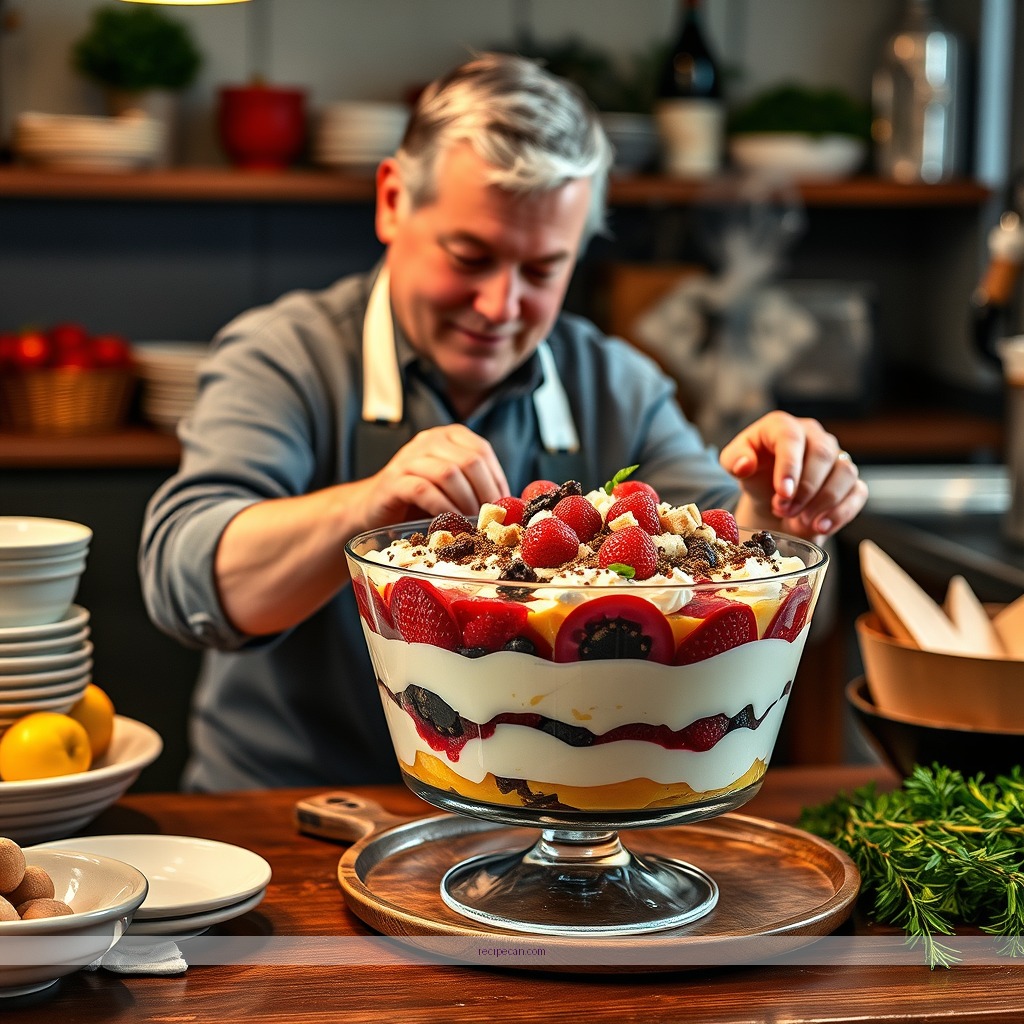 Instructions - holiday trifle recipe