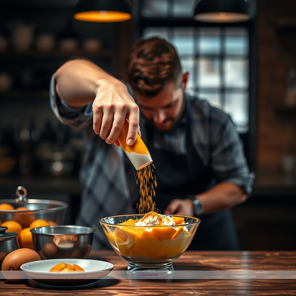 Instructions - mango trifle recipe