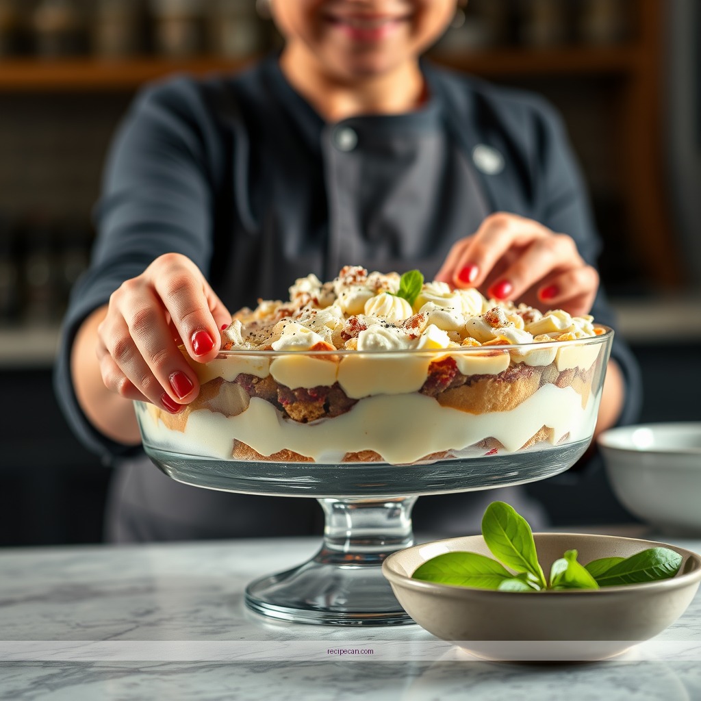 Instructions - recipe for english trifle