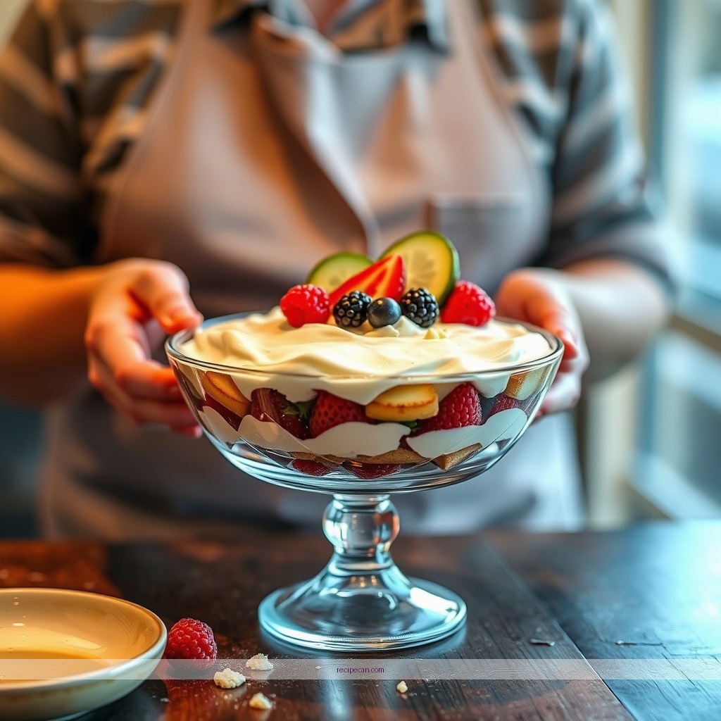 Instructions - sweet sherry trifle recipe