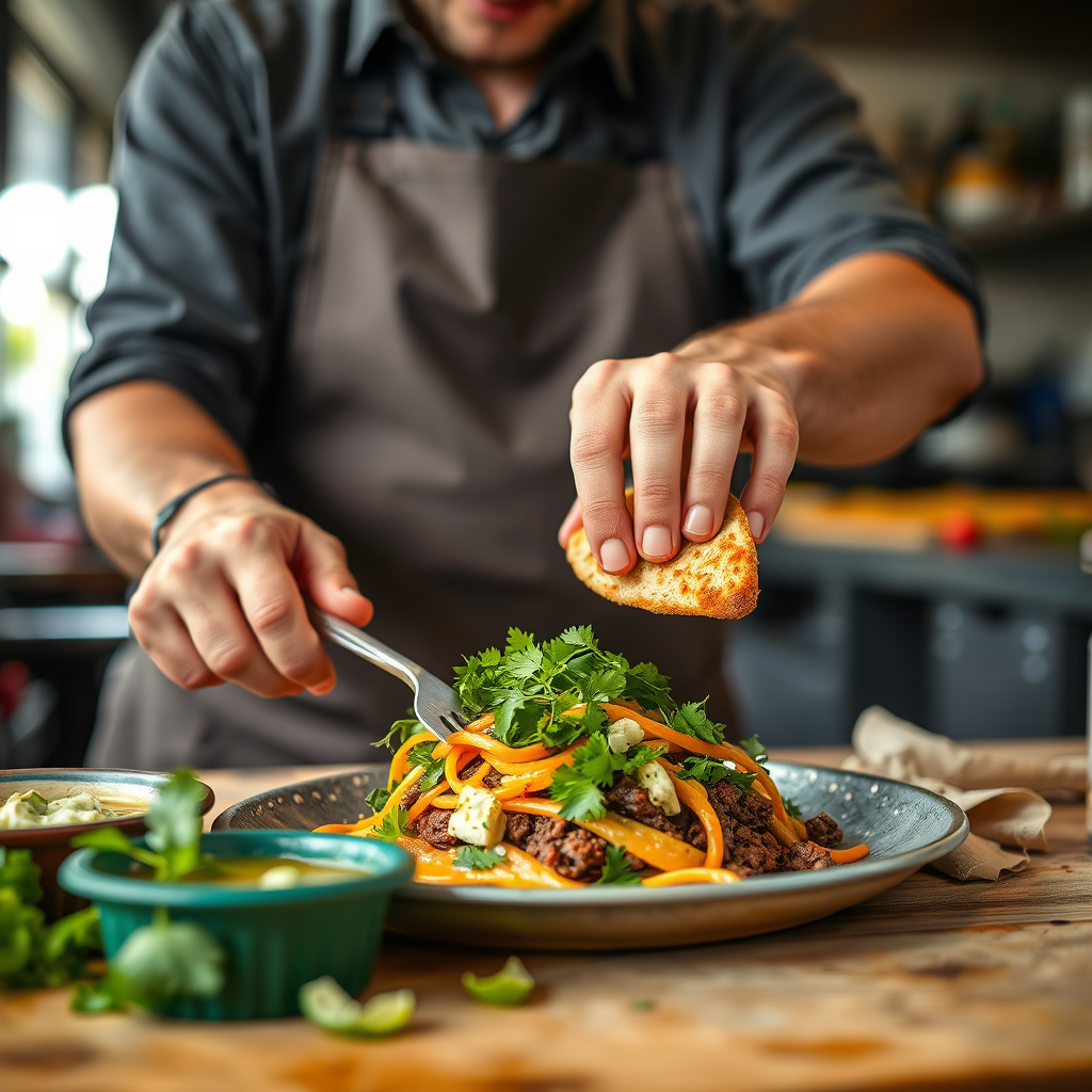 Instructions - nacho ground beef recipe