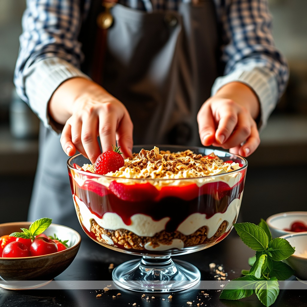 Instructions - dessert trifle recipe