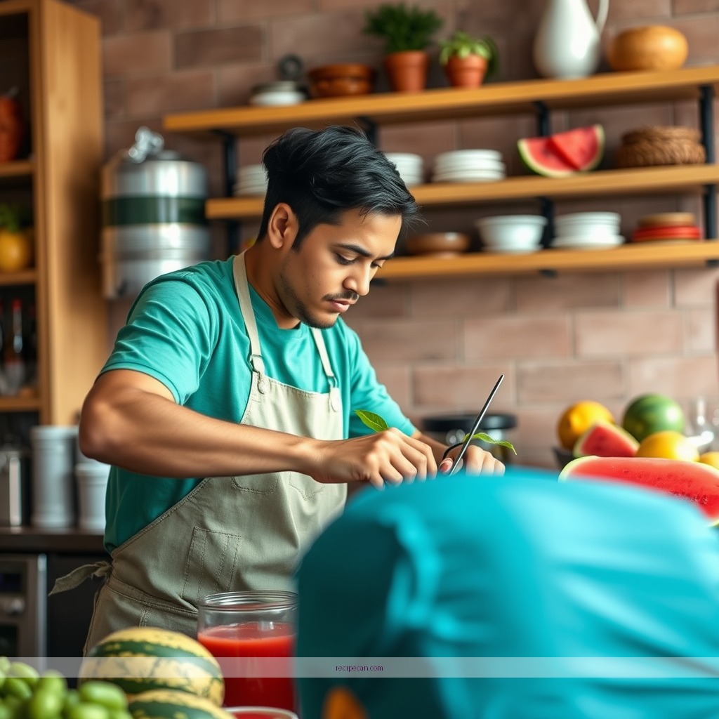 Instructions - watermelon juice recipe