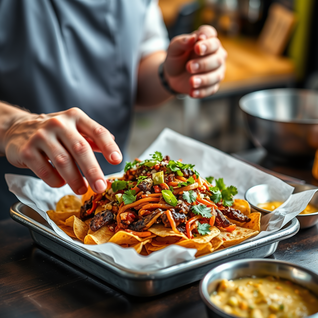 Instructions - barbecue nachos recipe