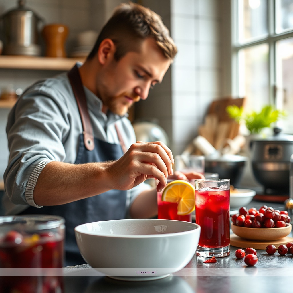Instructions - cranberry juice recipe