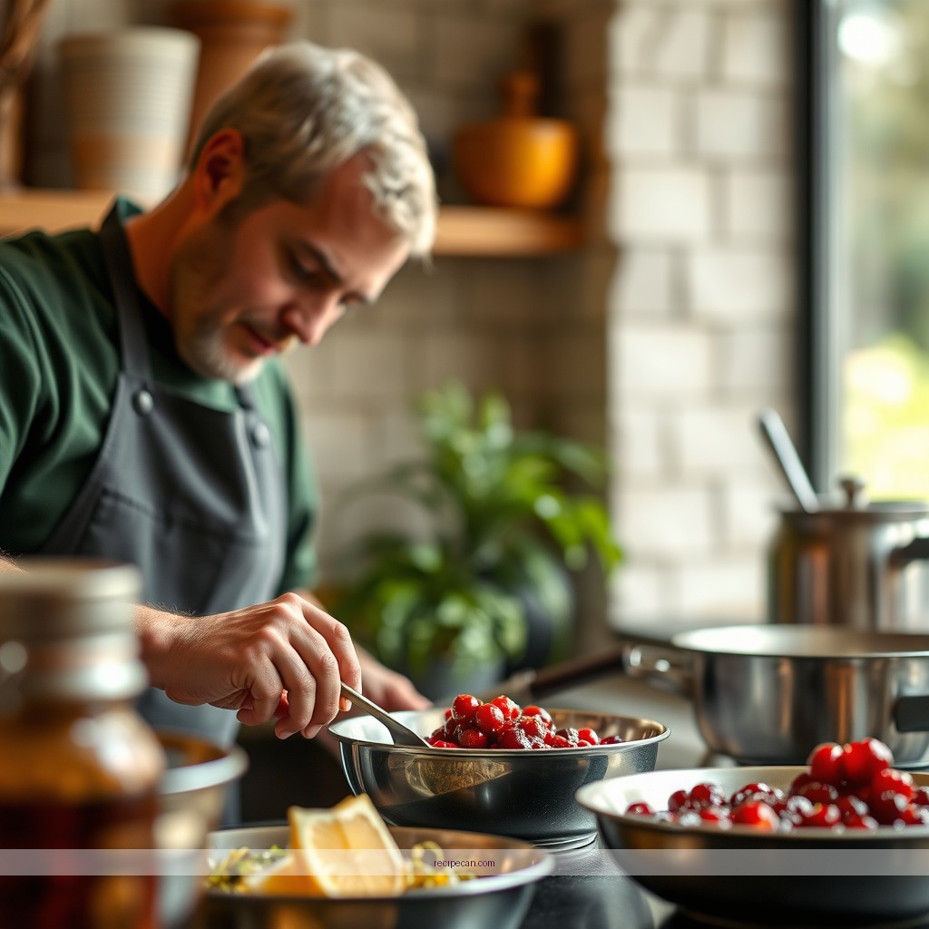 Instructions - cranberry sauce recipe with orange juice