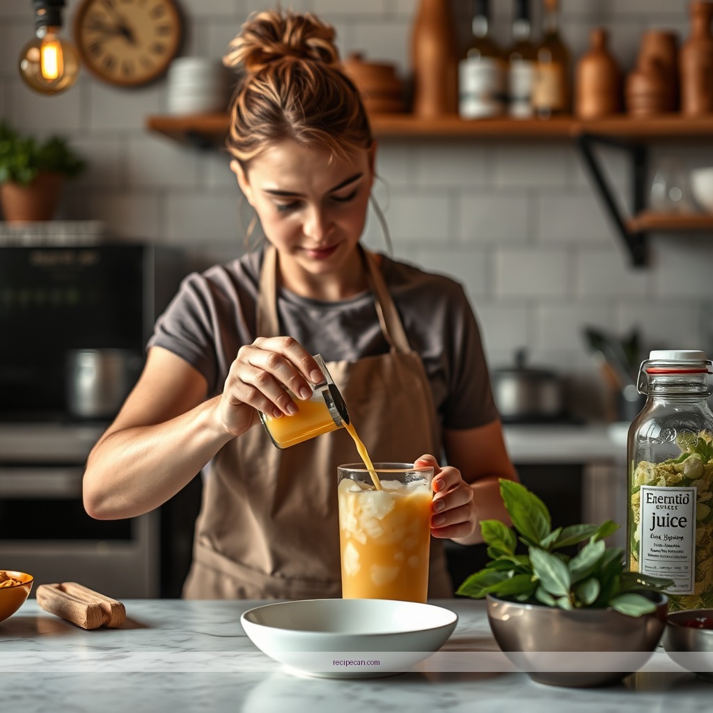 Instructions - ginger juice recipe