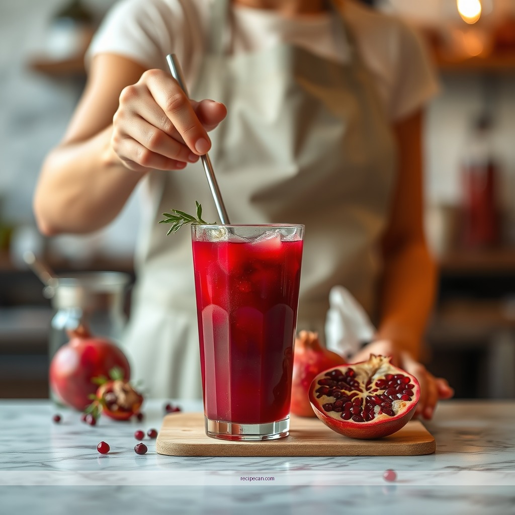 Instructions - pomegranate juice recipe