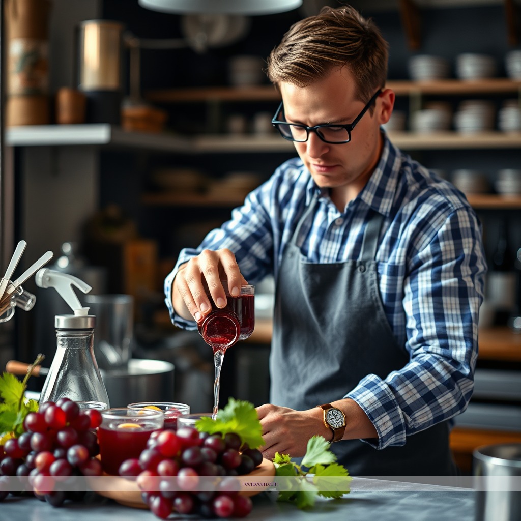 Instructions - grape juice recipe
