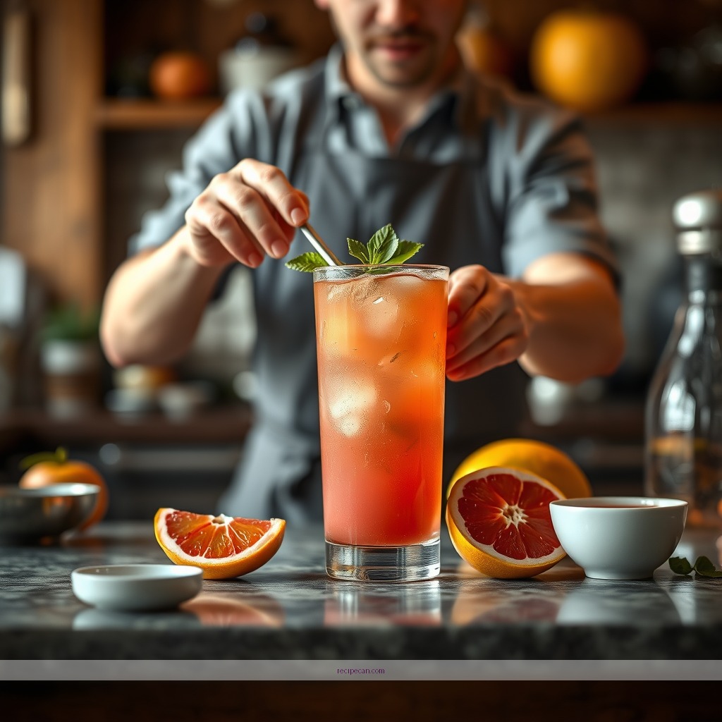 Instructions - grapefruit juice recipe