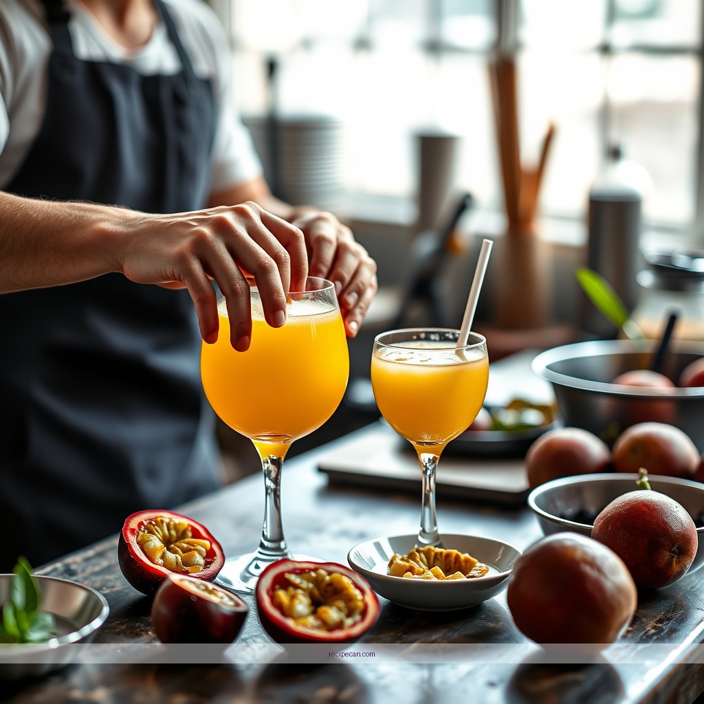 Instructions - passion fruit juice recipe