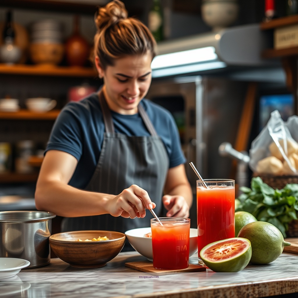 Instructions - recipes with guava juice