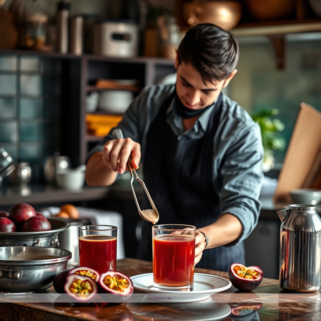 Instructions - recipes with passion fruit juice