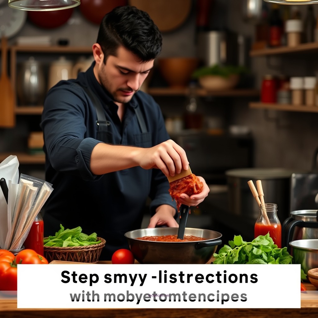 Instructions - chili recipe with tomato juice