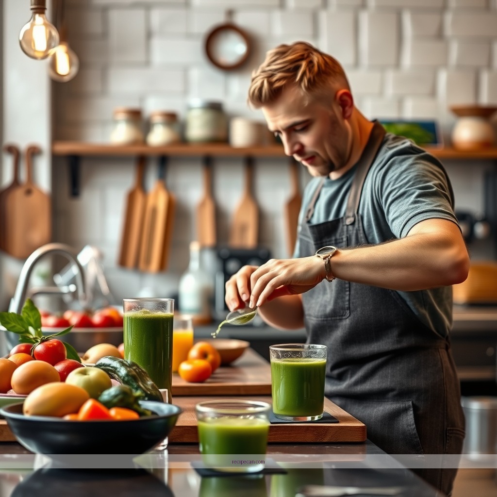 Instructions - green juice detox recipe