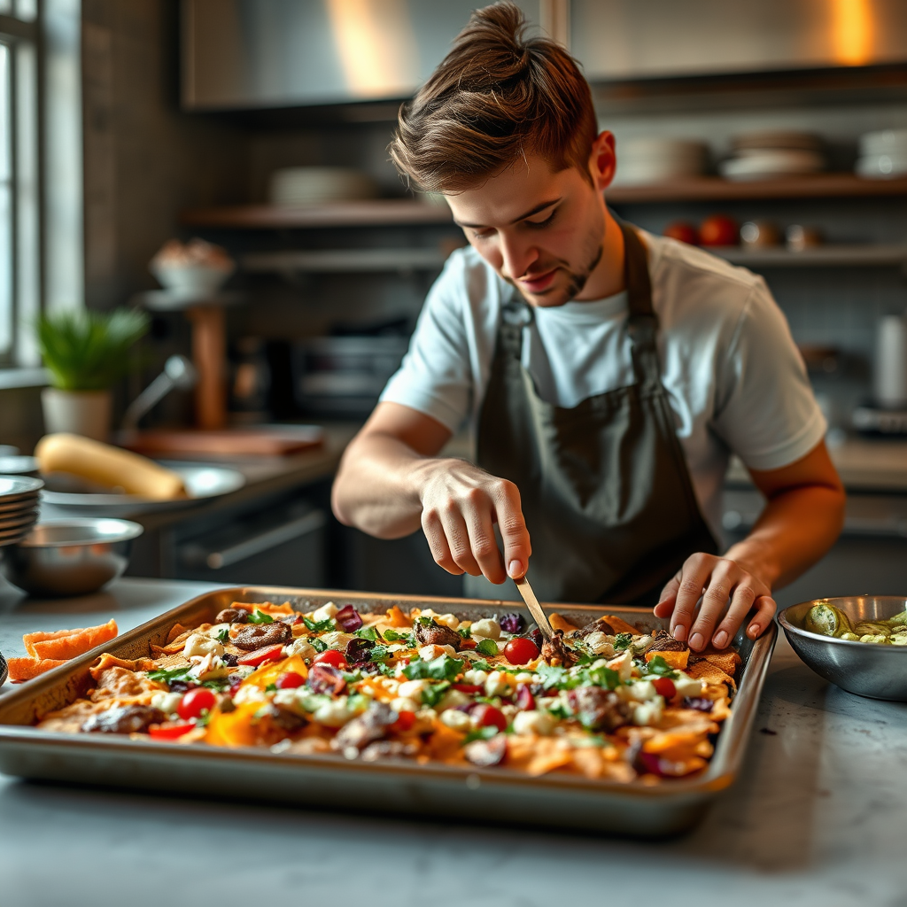 Instructions - sheet pan nacho recipe