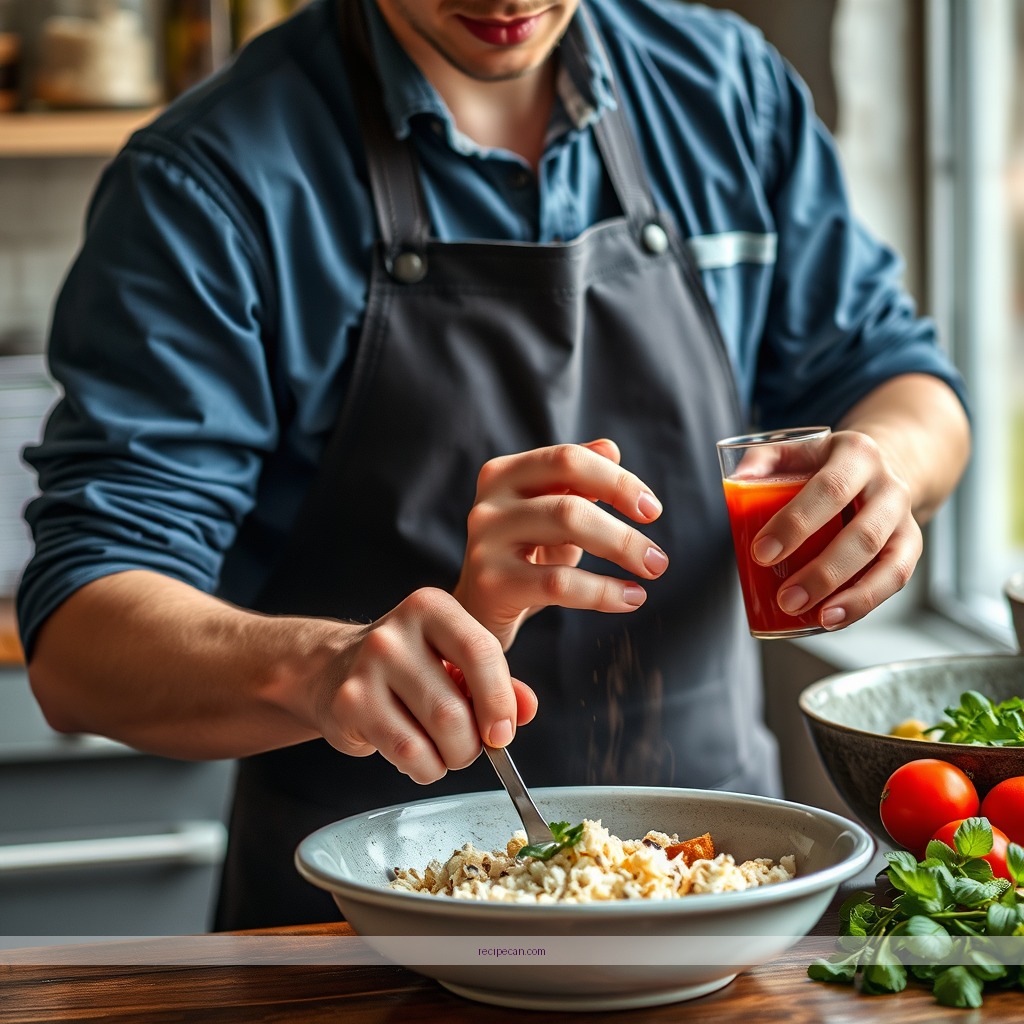 Instructions - recipes with tomato juice