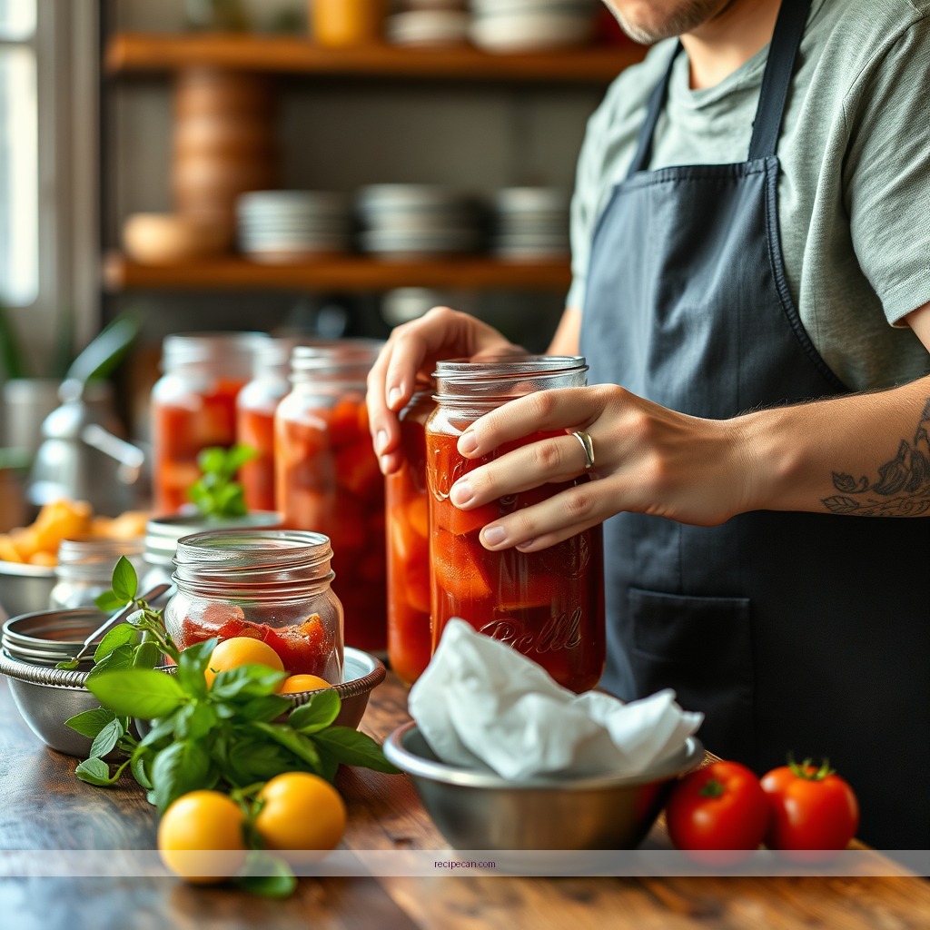 Instructions - canning tomato juice recipe