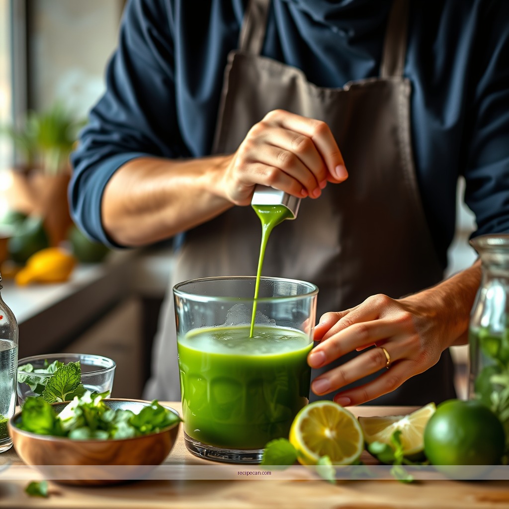 Instructions - great green juice recipe