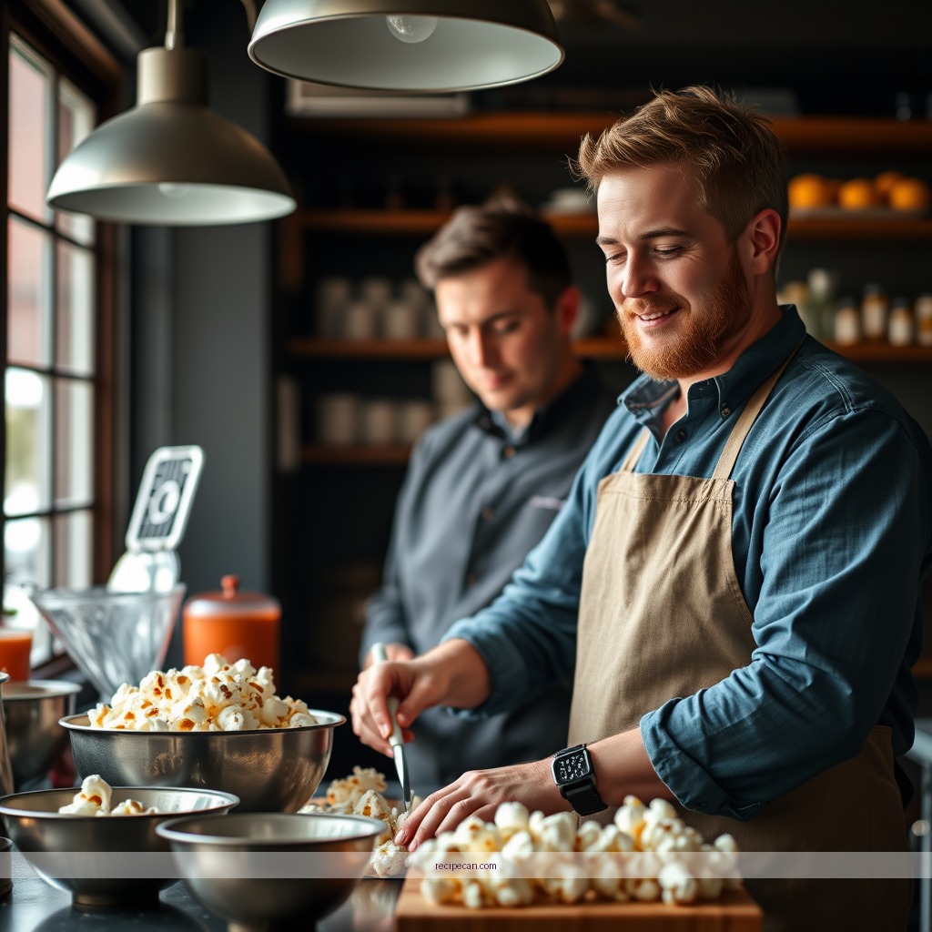 Instructions - popcorn balls recipe with marshmallows