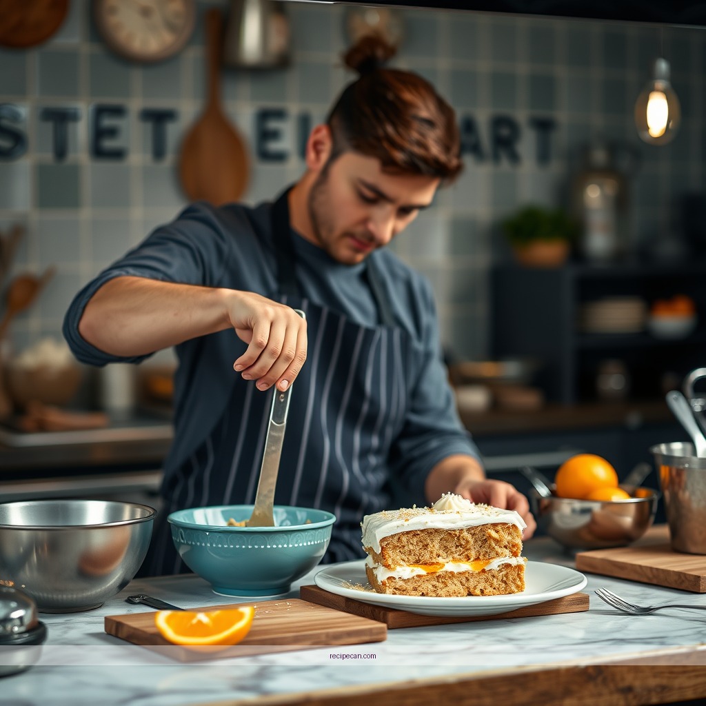 Instructions - orange juice cake recipe