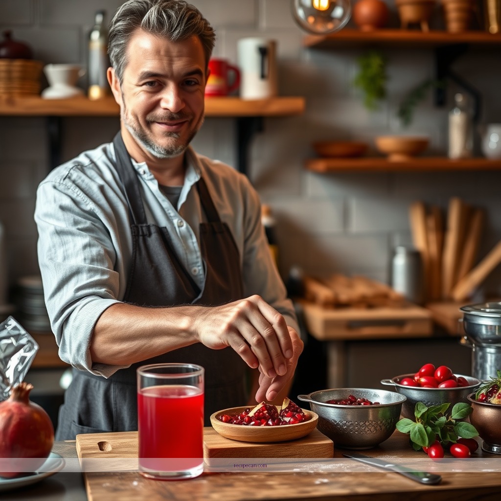 Instructions - recipes with pomegranate juice