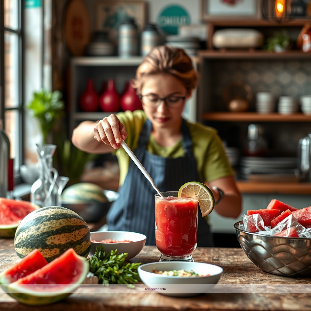 Instructions - watermelon juice recipes