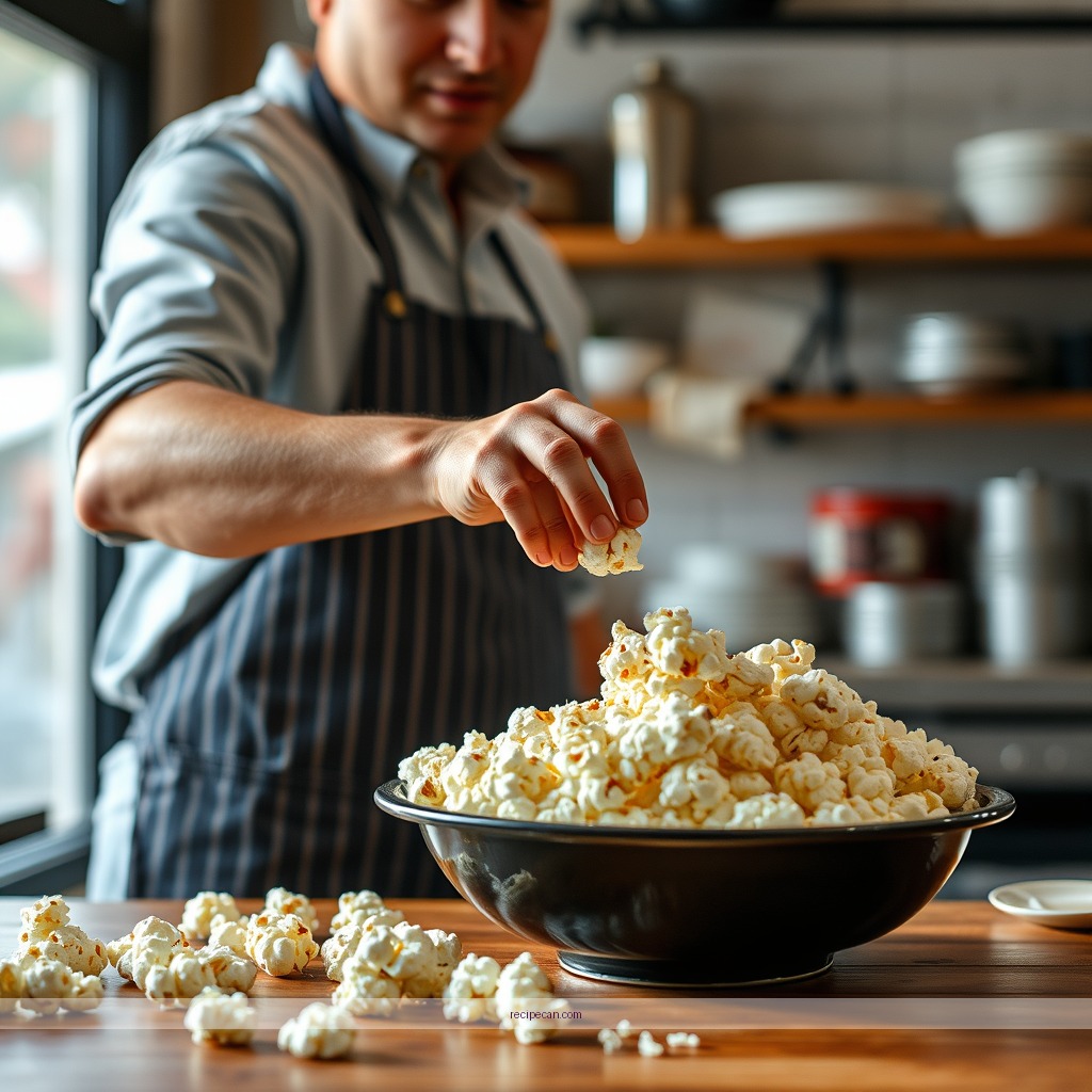 Instructions - simple popcorn ball recipe