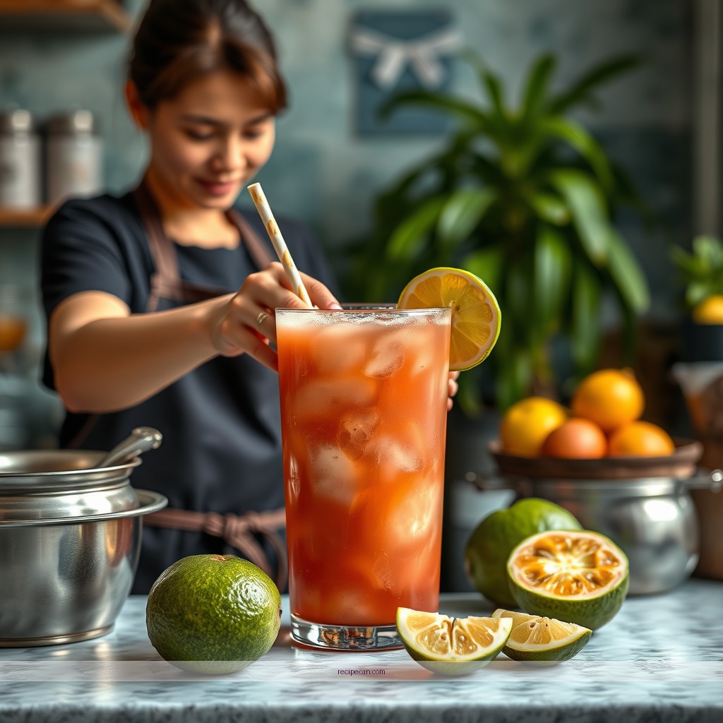 Instructions - guava fruit juice recipe