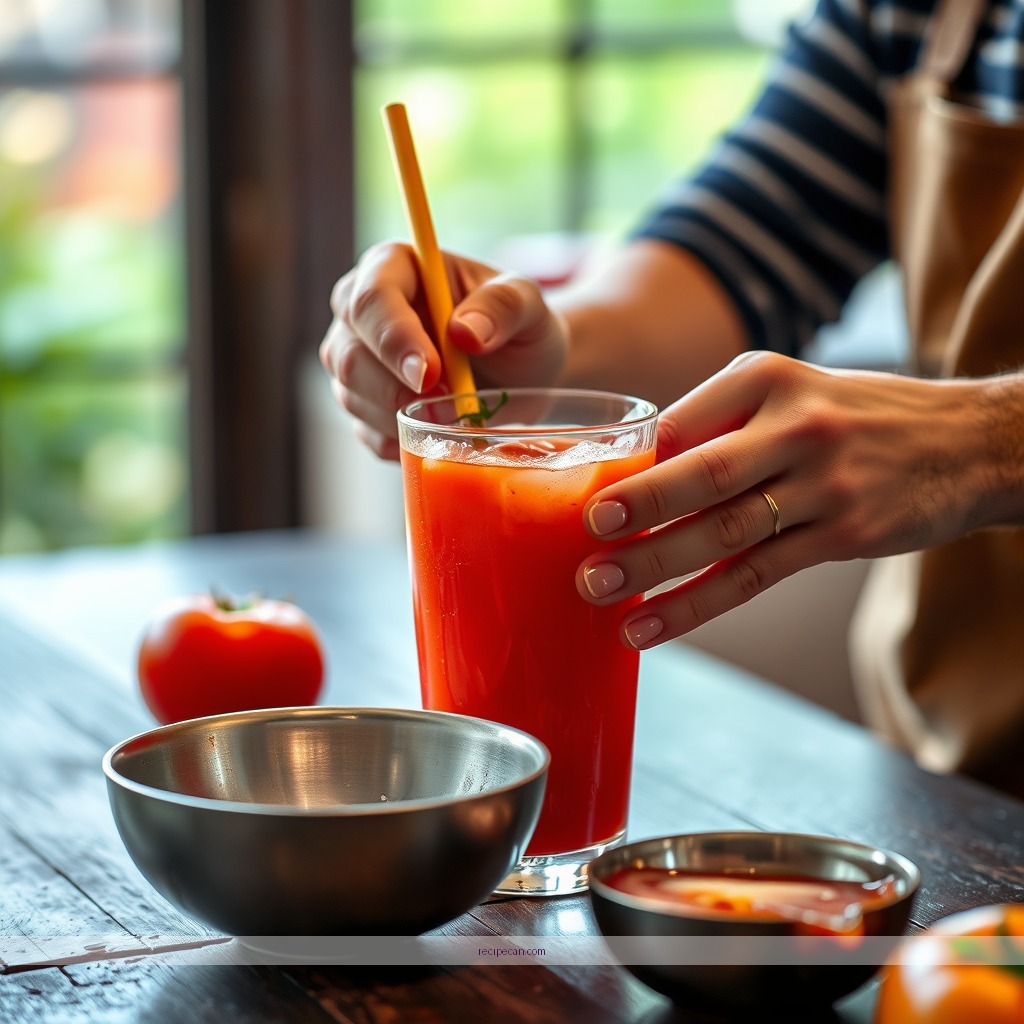 Instructions - old fashioned tomato juice recipe