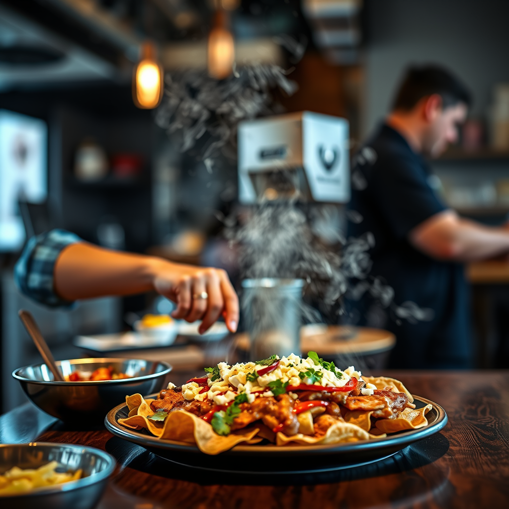 Instructions - barbecue chicken nachos recipe