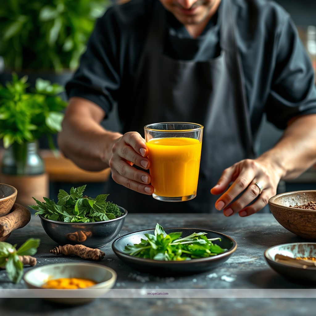 Instructions - turmeric juice recipe