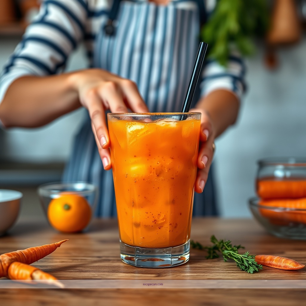 Instructions - carrot juice drink recipe