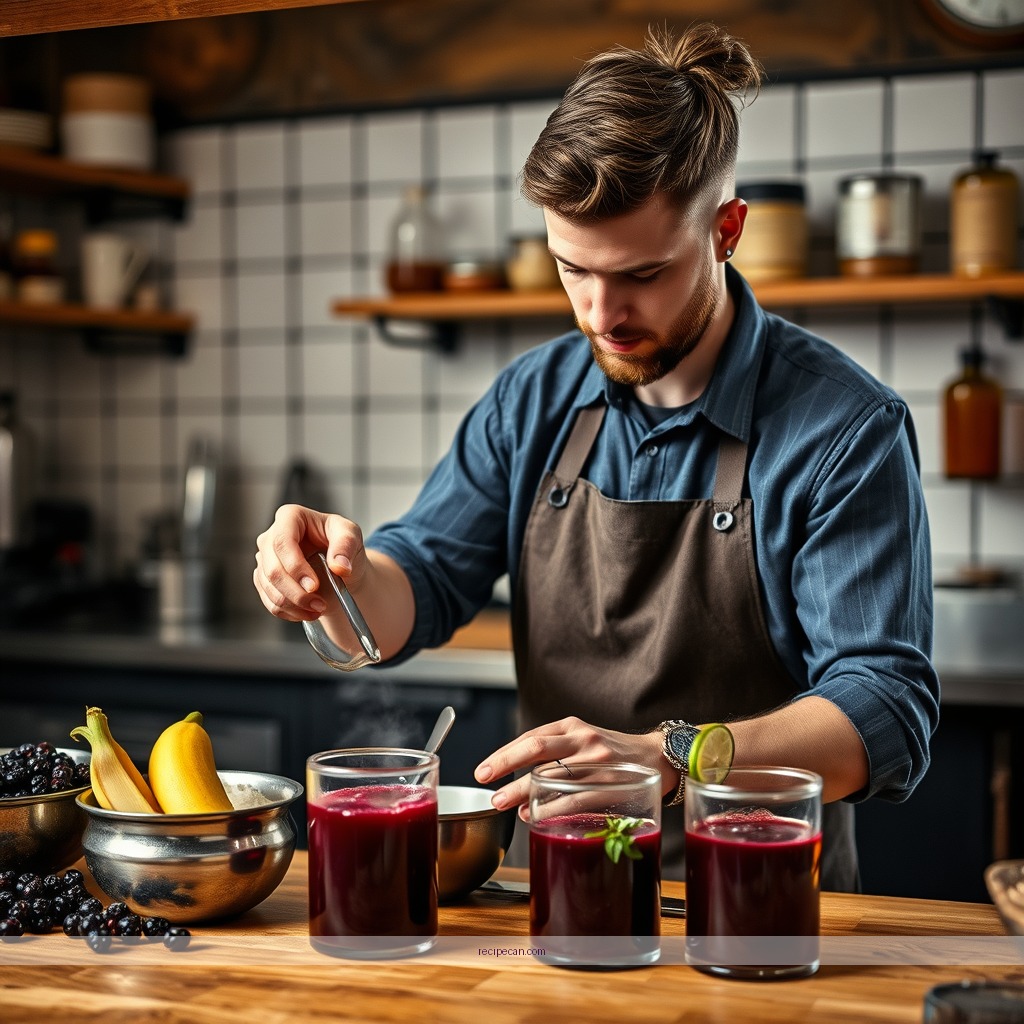 Instructions - elderberry juice recipe