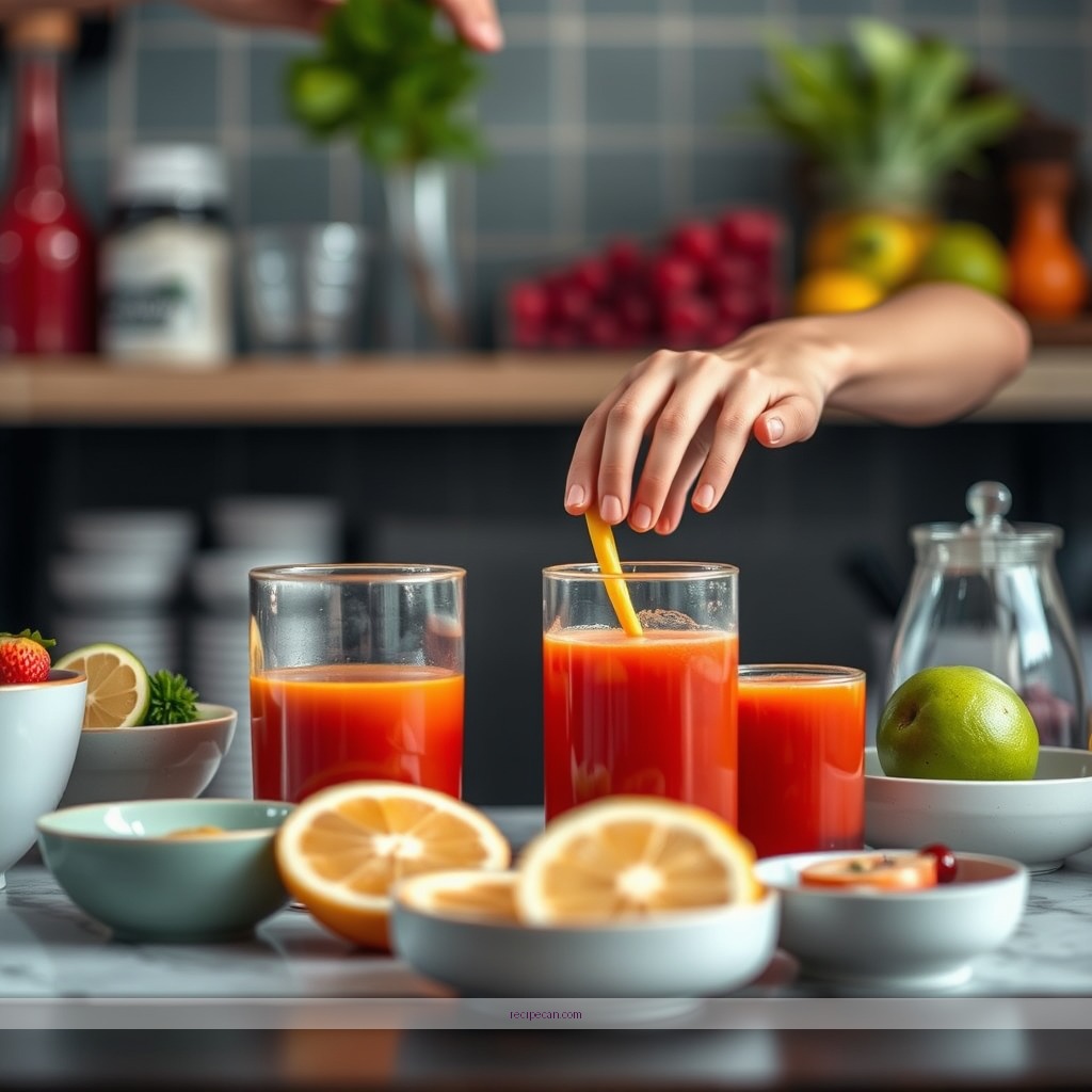Instructions - fresh fruit juice recipes