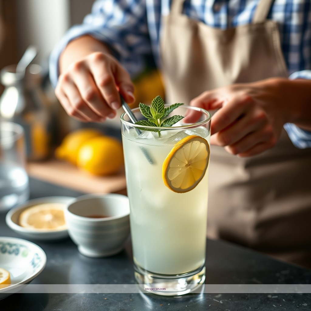 Instructions - lemonade with lemon juice recipe