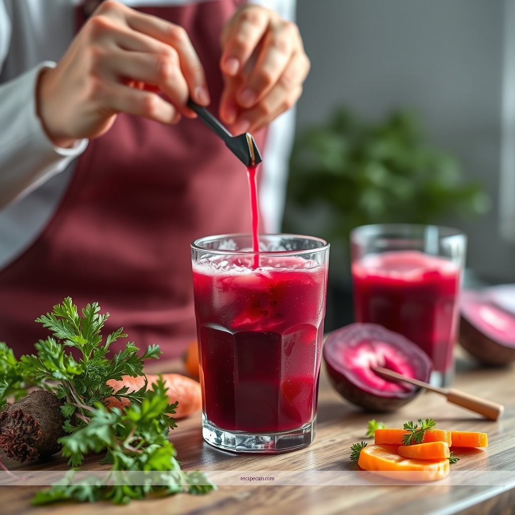 Instructions - carrot beet juice recipe