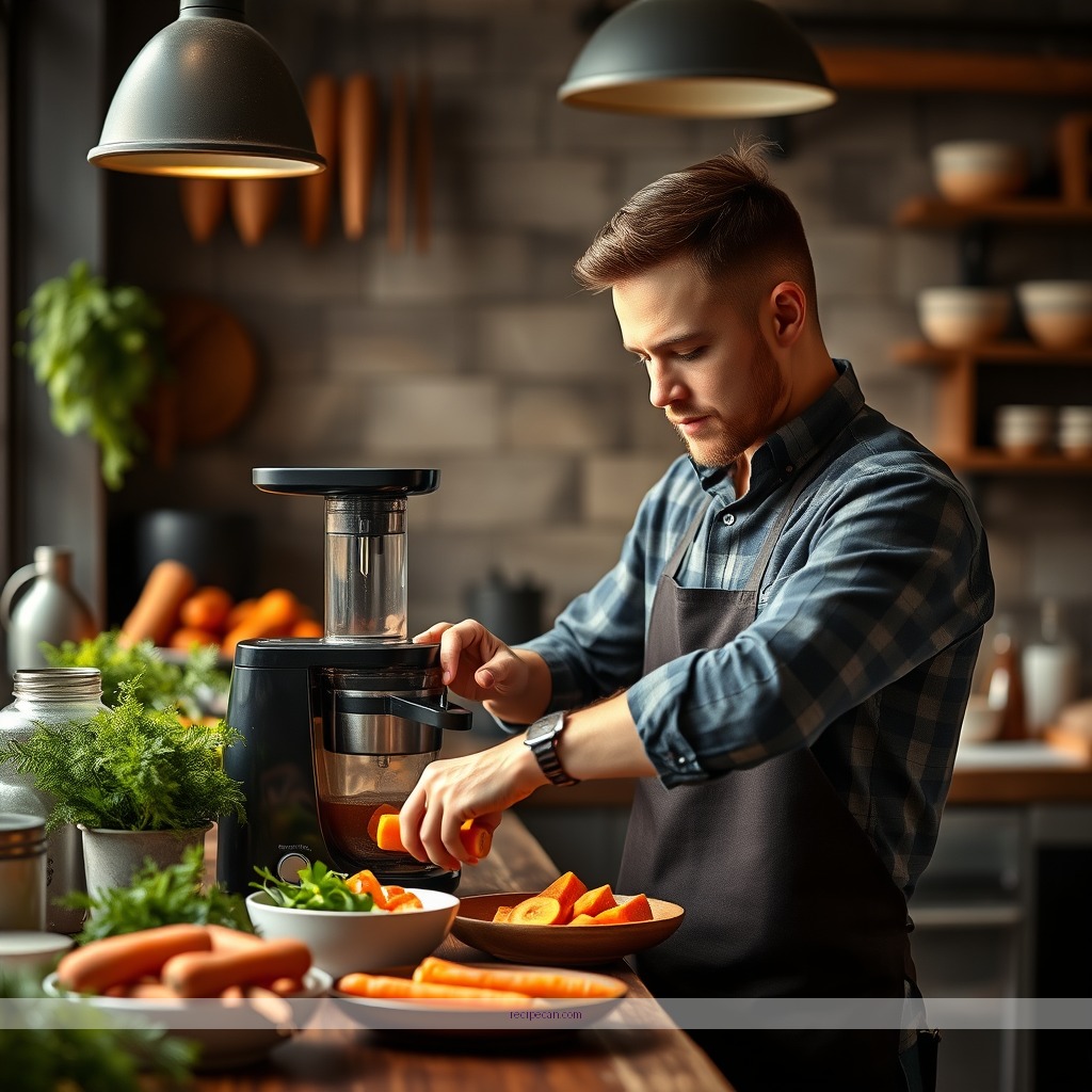 Instructions - carrot juicer recipes