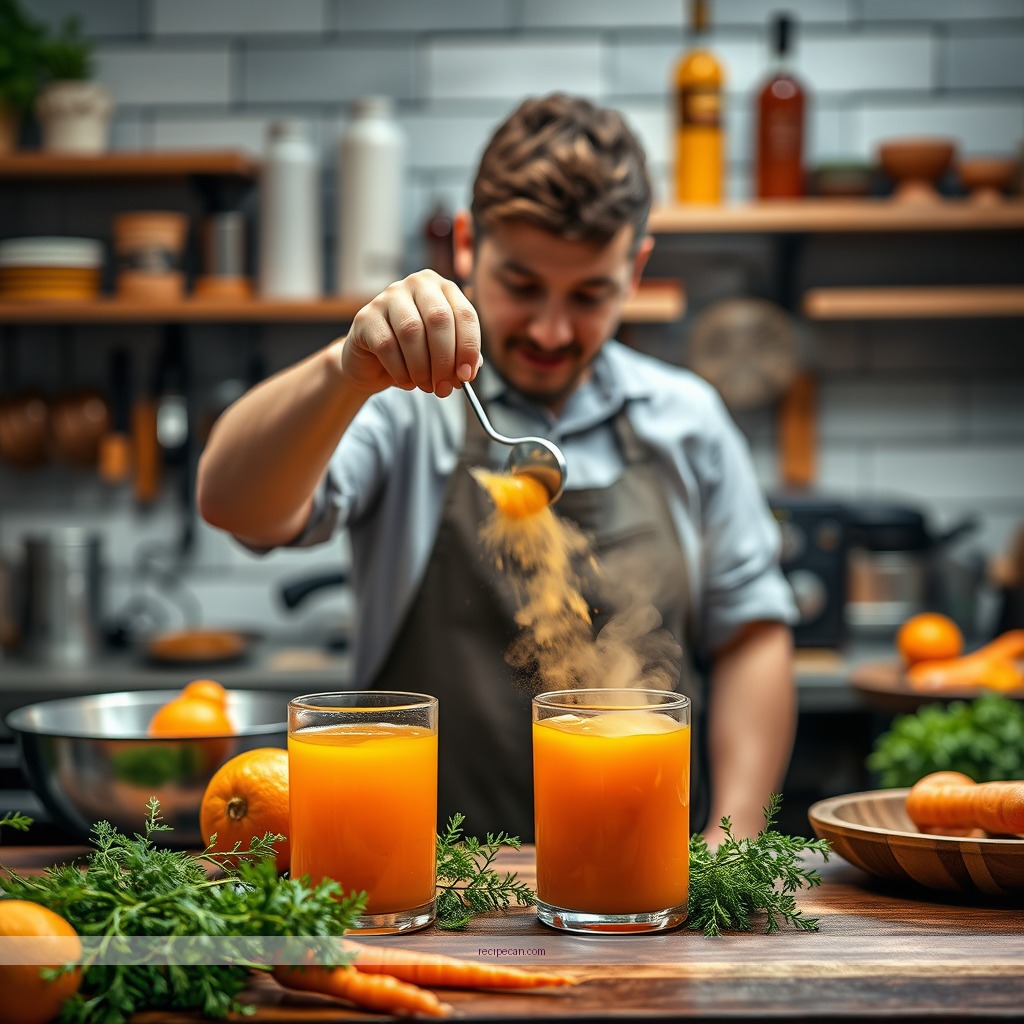 Instructions - carrot orange juice recipe